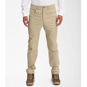 The North Face Mens Sprag 5 Pocket Slim Leg Pants 32"‎ Khaki Performance Outdoor